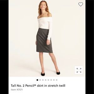 JCrew pencil skirt tall 6